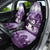 Kentucky Horse Racing Car Seat Cover Derby Mint Julep Girl - Purple Pastel LT14