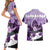 Kentucky Horse Racing Couples Matching Short Sleeve Bodycon Dress and Hawaiian Shirt Derby Mint Julep Girl - Purple Pastel LT14