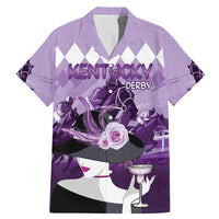 Kentucky Horse Racing Family Matching Mermaid Dress and Hawaiian Shirt Derby Mint Julep Girl - Purple Pastel LT14