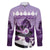 Kentucky Horse Racing Family Matching Off The Shoulder Long Sleeve Dress and Hawaiian Shirt Derby Mint Julep Girl - Purple Pastel LT14