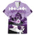 Kentucky Horse Racing Family Matching Off Shoulder Maxi Dress and Hawaiian Shirt Derby Mint Julep Girl - Purple Pastel LT14