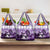 Kentucky Horse Racing Grocery Bag Derby Mint Julep Girl - Purple Pastel LT14