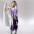 Kentucky Horse Racing Hooded Blanket Derby Mint Julep Girl - Purple Pastel LT14