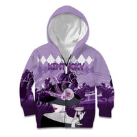 Kentucky Horse Racing Kid Hoodie Derby Mint Julep Girl - Purple Pastel LT14
