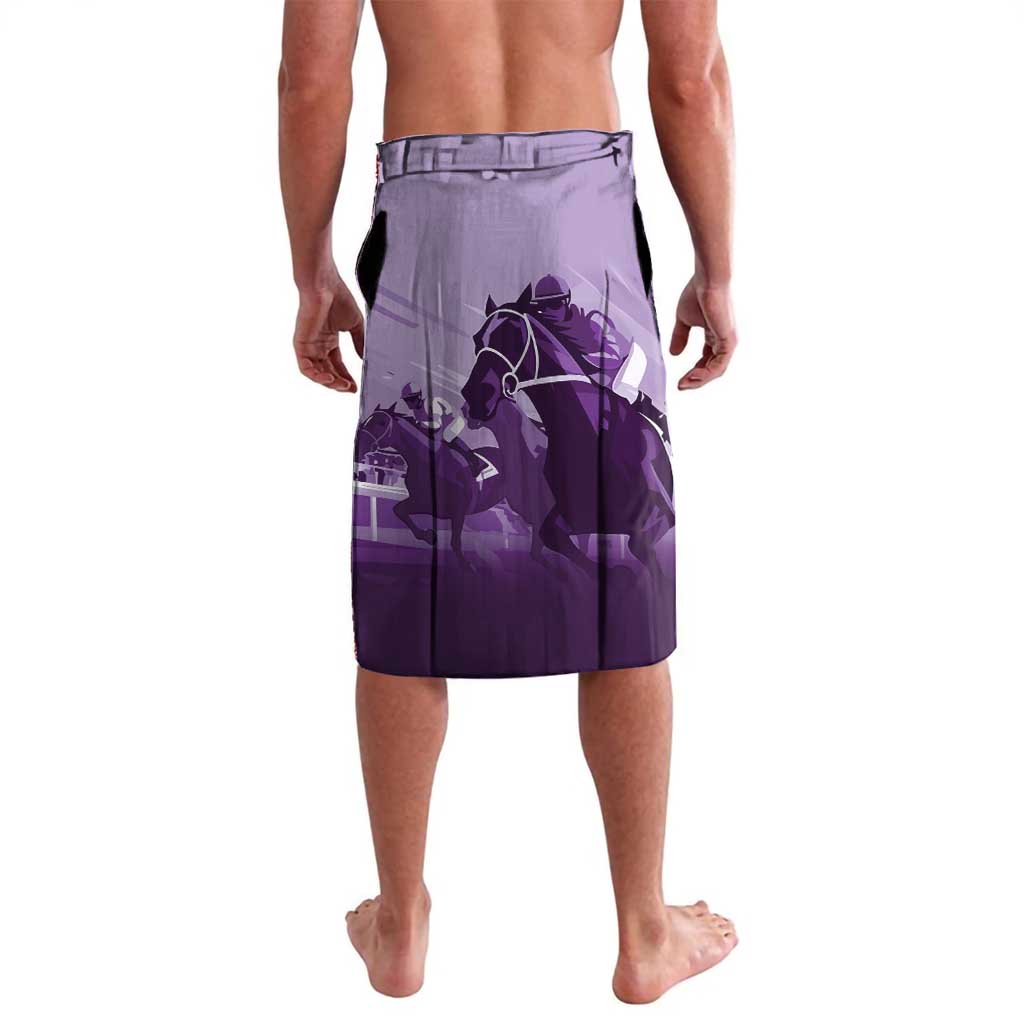 Kentucky Horse Racing Lavalava Derby Mint Julep Girl - Purple Pastel LT14