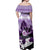 Kentucky Horse Racing Off Shoulder Maxi Dress Derby Mint Julep Girl - Purple Pastel LT14