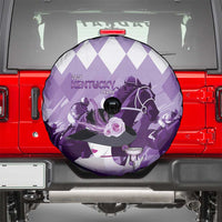 Kentucky Horse Racing Spare Tire Cover Derby Mint Julep Girl - Purple Pastel LT14