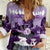 Kentucky Horse Racing Women Casual Shirt Derby Mint Julep Girl - Purple Pastel LT14