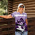 Kentucky Horse Racing Women Polo Shirt Derby Mint Julep Girl - Purple Pastel LT14