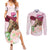 Kentucky Horse Racing Couples Matching Summer Maxi Dress and Long Sleeve Button Shirt Derby Mint Julep With Roses - Wonder Print Shop