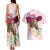 Kentucky Horse Racing Couples Matching Tank Maxi Dress and Hawaiian Shirt Derby Mint Julep With Roses - Wonder Print Shop