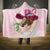 Kentucky Horse Racing Hooded Blanket Derby Mint Julep With Roses
