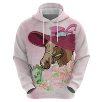 Kentucky Horse Racing Hoodie Derby Mint Julep With Roses - Wonder Print Shop
