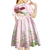 Kentucky Horse Racing Kid Short Sleeve Dress Derby Mint Julep With Roses - Wonder Print Shop