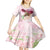 Kentucky Horse Racing Kid Short Sleeve Dress Derby Mint Julep With Roses - Wonder Print Shop