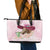 Kentucky Horse Racing Leather Tote Bag Derby Mint Julep With Roses - Wonder Print Shop