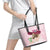 Kentucky Horse Racing Leather Tote Bag Derby Mint Julep With Roses - Wonder Print Shop