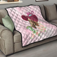 Kentucky Horse Racing Quilt Derby Mint Julep With Roses - Wonder Print Shop