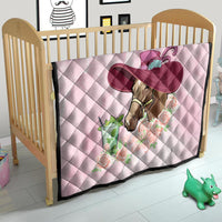 Kentucky Horse Racing Quilt Derby Mint Julep With Roses - Wonder Print Shop