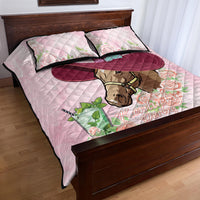 Kentucky Horse Racing Quilt Bed Set Derby Mint Julep With Roses - Wonder Print Shop