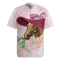 Kentucky Horse Racing Rugby Jersey Derby Mint Julep With Roses - Wonder Print Shop