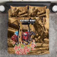 Kentucky Horse Racing Bedding Set 151st Anniversary Race For The Roses LT14
