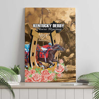 Kentucky Horse Racing Canvas Wall Art 151st Anniversary Race For The Roses LT14