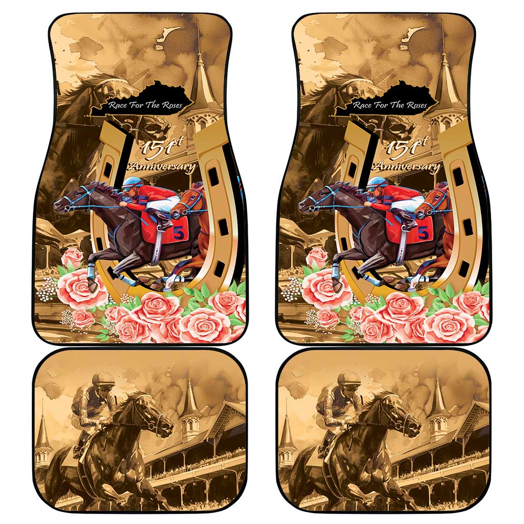 Kentucky Horse Racing Car Mats 151st Anniversary Race For The Roses LT14
