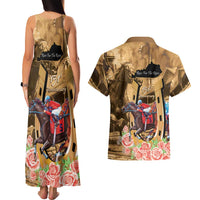 Kentucky Horse Racing Couples Matching Tank Maxi Dress and Hawaiian Shirt 151st Anniversary Race For The Roses LT14