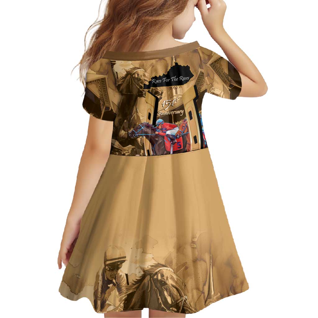 Kentucky Horse Racing Family Matching Long Sleeve Bodycon Dress and Hawaiian Shirt 151st Anniversary Race For The Roses LT14