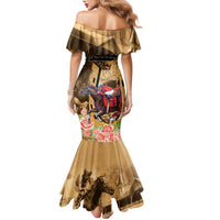 Kentucky Horse Racing Family Matching Mermaid Dress and Hawaiian Shirt 151st Anniversary Race For The Roses LT14