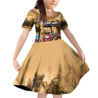 Kentucky Horse Racing Family Matching Off Shoulder Short Dress and Hawaiian Shirt 151st Anniversary Race For The Roses LT14