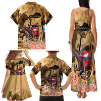 Kentucky Horse Racing Family Matching Tank Maxi Dress and Hawaiian Shirt 151st Anniversary Race For The Roses LT14