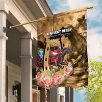 Kentucky Horse Racing Garden Flag 151st Anniversary Race For The Roses LT14