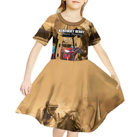 Kentucky Horse Racing Kid Short Sleeve Dress 151st Anniversary Race For The Roses LT14