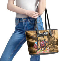 Kentucky Horse Racing Leather Tote Bag 151st Anniversary Race For The Roses LT14