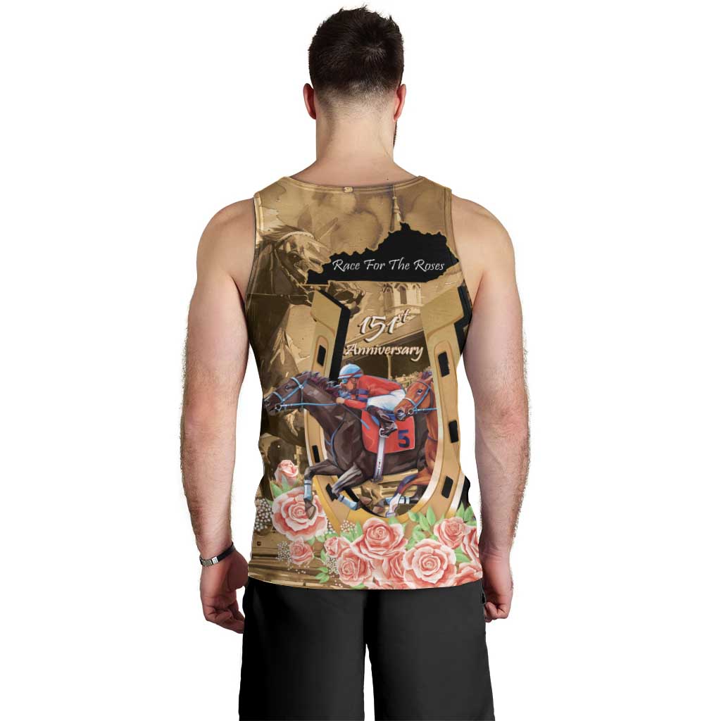 Kentucky Horse Racing Men Tank Top 151st Anniversary Race For The Roses LT14