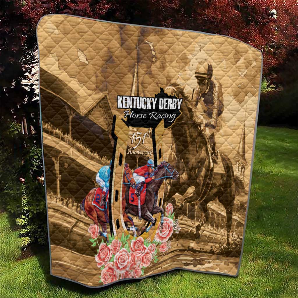 Kentucky Horse Racing Quilt 151st Anniversary Race For The Roses LT14