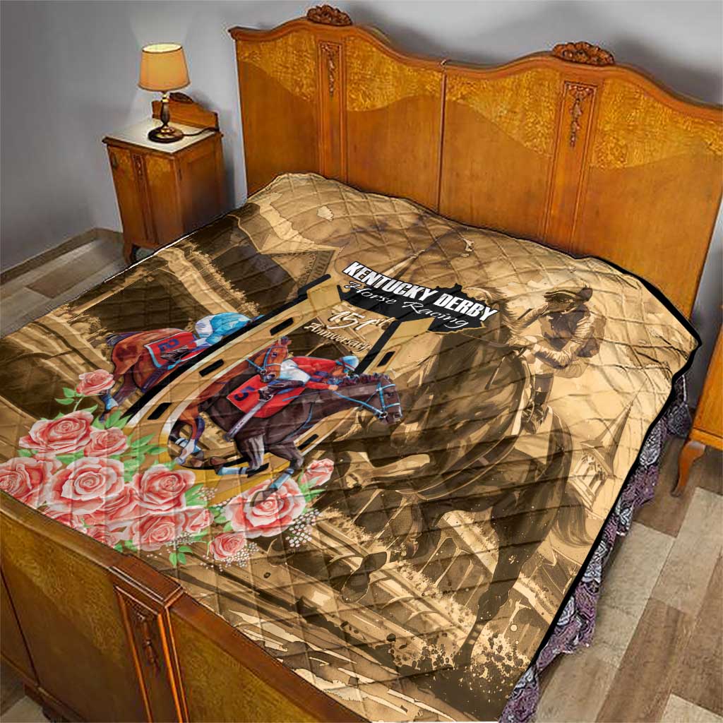 Kentucky Horse Racing Quilt 151st Anniversary Race For The Roses LT14