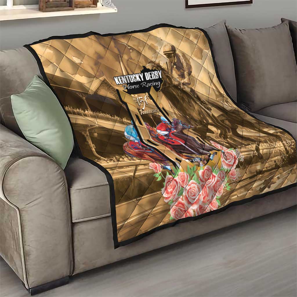 Kentucky Horse Racing Quilt 151st Anniversary Race For The Roses LT14