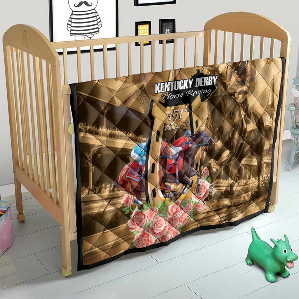 Kentucky Horse Racing Quilt 151st Anniversary Race For The Roses LT14