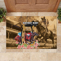Kentucky Horse Racing Rubber Doormat 151st Anniversary Race For The Roses LT14