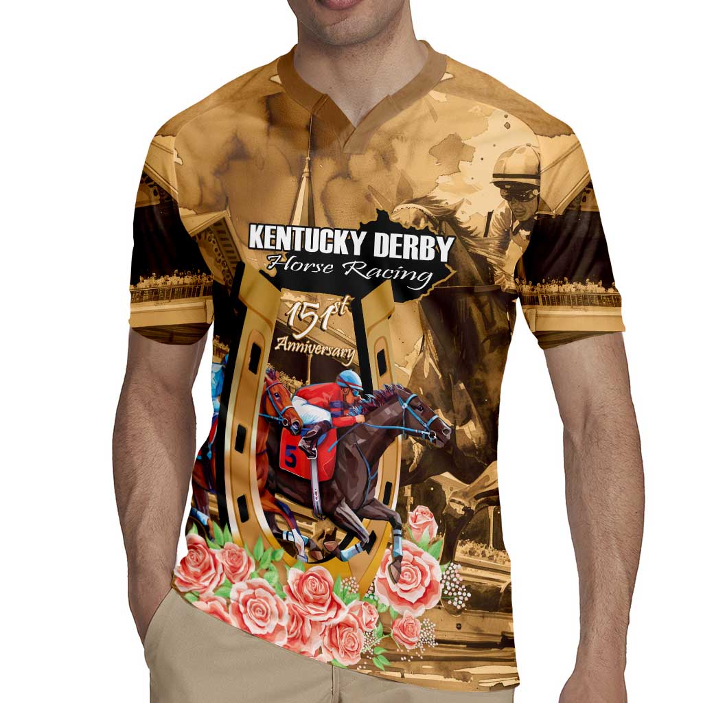 Kentucky Horse Racing Rugby Jersey 151st Anniversary Race For The Roses LT14