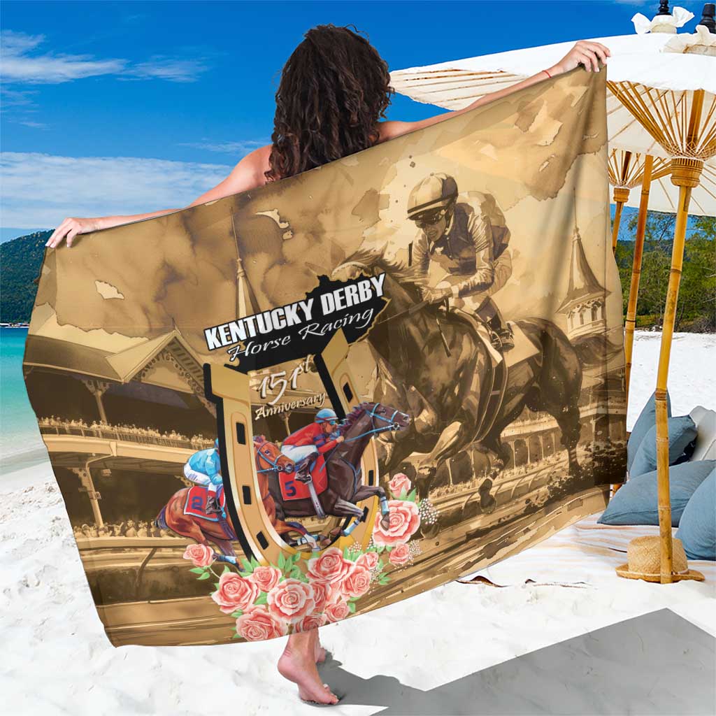 Kentucky Horse Racing Sarong 150th Anniversary Race For The Roses