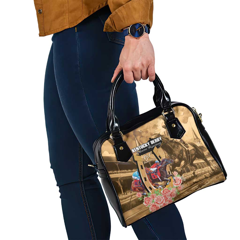 Kentucky Horse Racing Shoulder Handbag 151st Anniversary Race For The Roses LT14