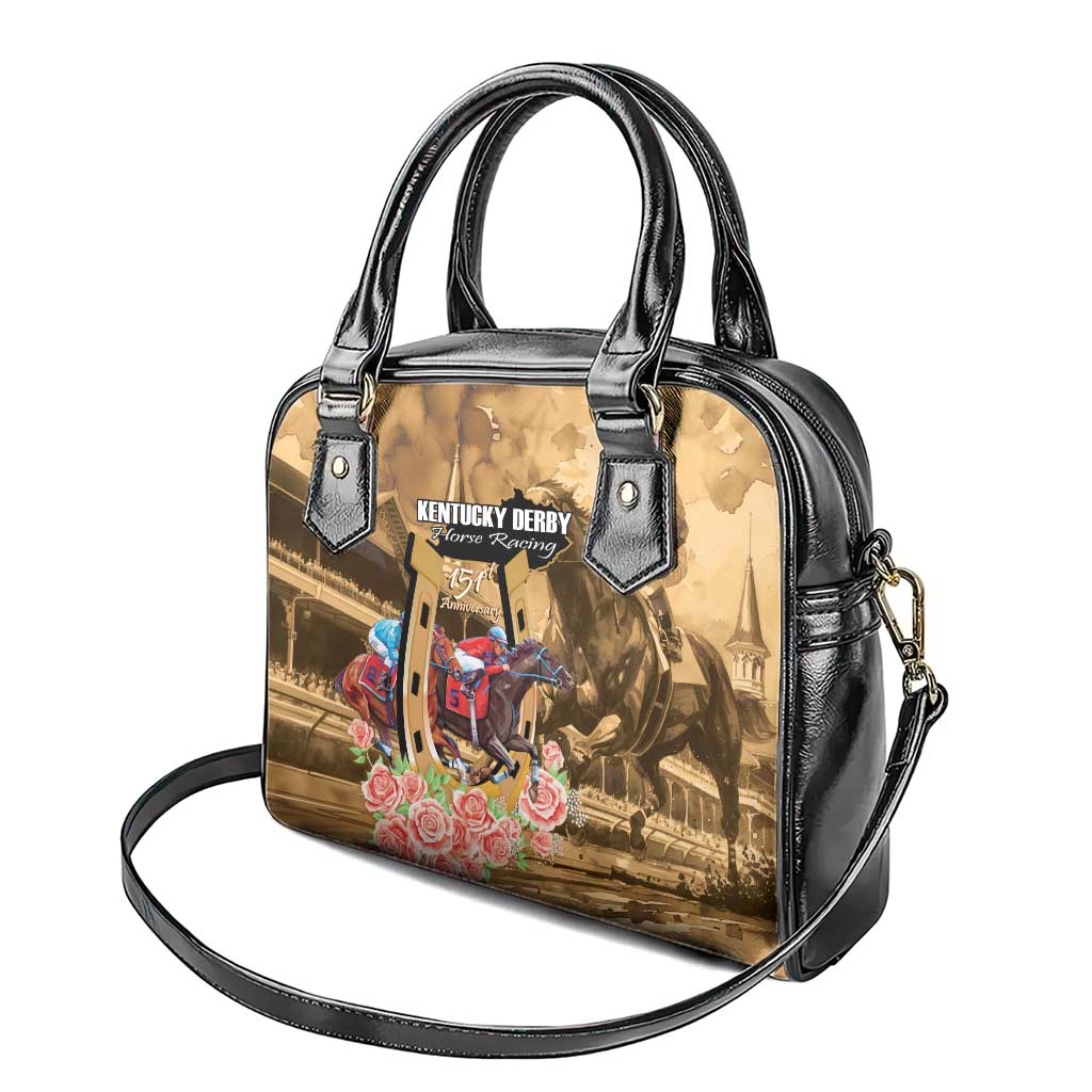 Kentucky Horse Racing Shoulder Handbag 151st Anniversary Race For The Roses LT14