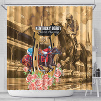 Kentucky Horse Racing Shower Curtain 151st Anniversary Race For The Roses LT14