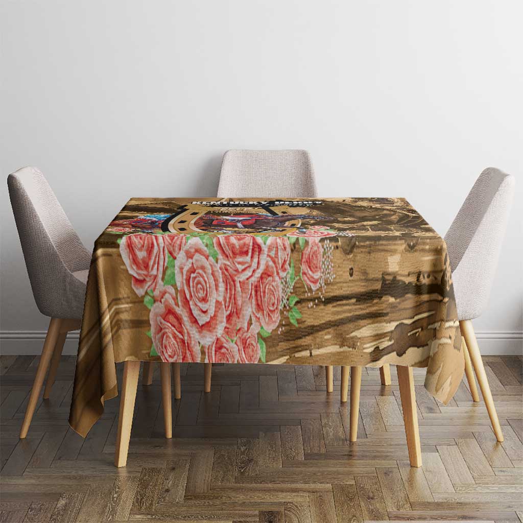 Kentucky Horse Racing Tablecloth 151st Anniversary Race For The Roses LT14