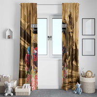 Kentucky Horse Racing Window Curtain 151st Anniversary Race For The Roses LT14