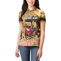 Kentucky Horse Racing Women Polo Shirt 151st Anniversary Race For The Roses LT14